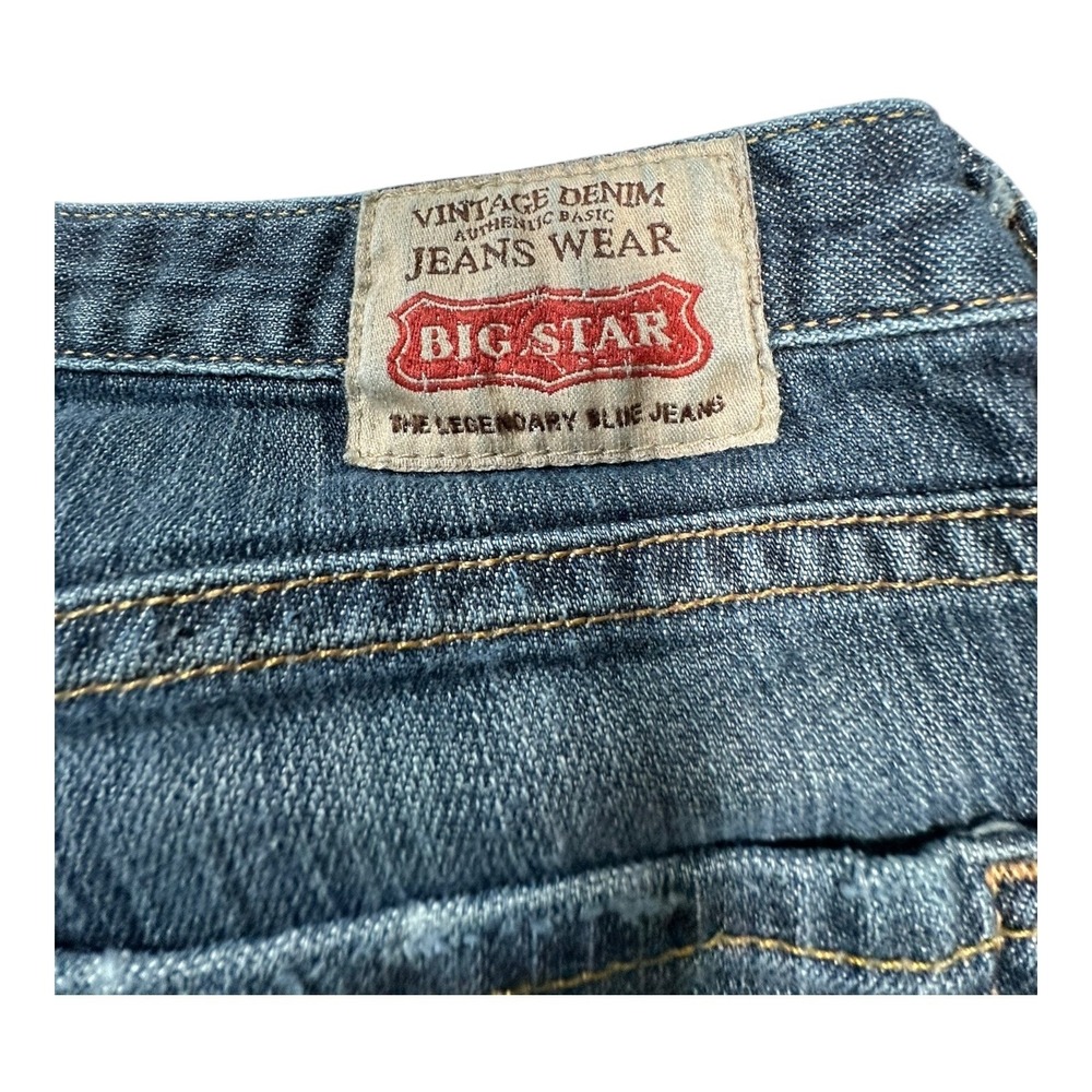 Big Star Womens Denim Jeans Bootcut Blue Wash Size 27 Lyocell Blend Made in USA - Picture 7 of 14